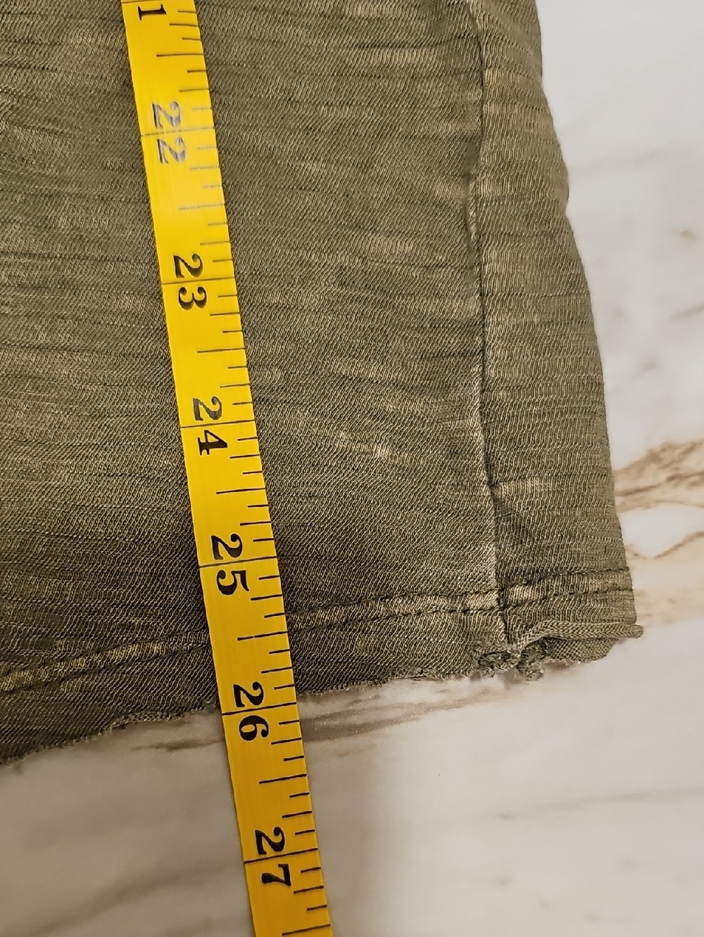 Anthropologie Pilcro Bias Smocked Tee; EUC; Size XL; Color: Moss - Picture 7 of 7